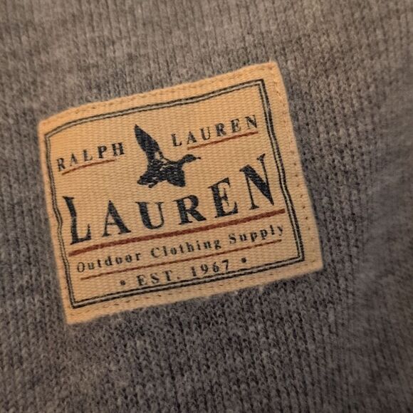 Lauren Ralph Lauren women's gray cotton sweater vest size small - Picture 6 of 8